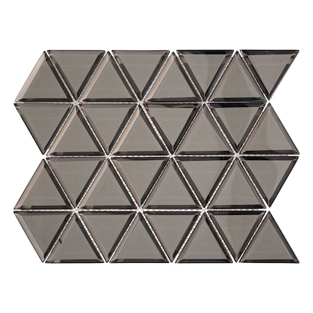Andova Tiles ANDOVA TILES BLEUM 3" x 3" Beveled Glass Novelty Mosaic Tile ANDBLE280
